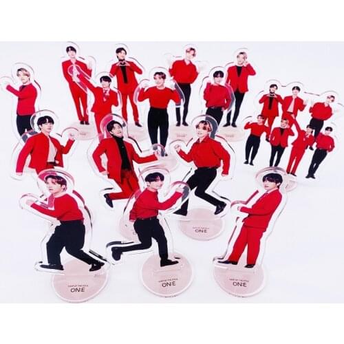 Kpop Map Of The Soul ON:E Acrylic Action Figure Jimin Suga Jungkook Jhope V Jin RM Stand Model Desk Collection Toy
