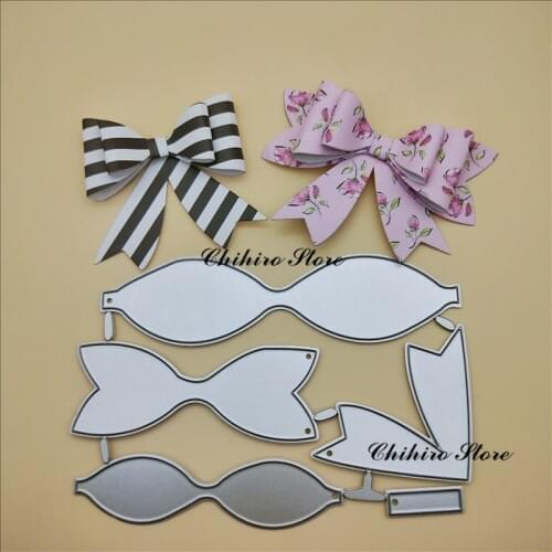 Bowknot Bow tie Metal Cutting Dies New for Scrapbooking DIY Album Embossing Folder Paper Card Maker Template Stencils