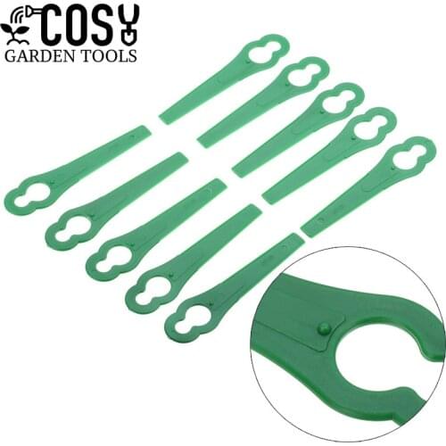 50pcs Plastic Replacement Brush Cutter Blade For Florabest LIDL FRTA 20 A1 Grass Trimmer Knife Lawn Mower Tools