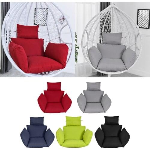 Hanging Egg Swing Chair Cushions Swing Seat Cushion Thick Nest Hanging Chair Outdoor Swing Cushions with Back