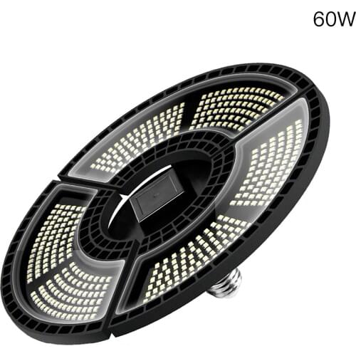 Industrial Lighting 360 Degree High Mount Hood Industrial Warehouse Lamp 60W 120W Black Waterproof 100W UFO Garage Light Bulb