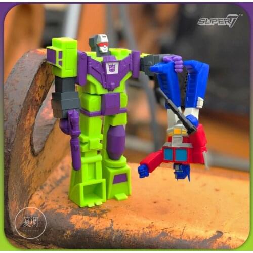 Super7 Transformers Devastator Movies and Tv Hang Card Toy Action Figures Toys for Children Gift