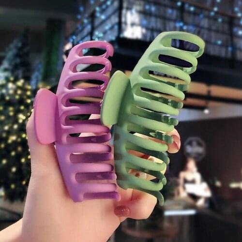 Hairpin Female Bath Hair Clip Large Back Spoon Clip Hairware Broken Hair Shark Top Clip Clip Hair clips for Accessories women