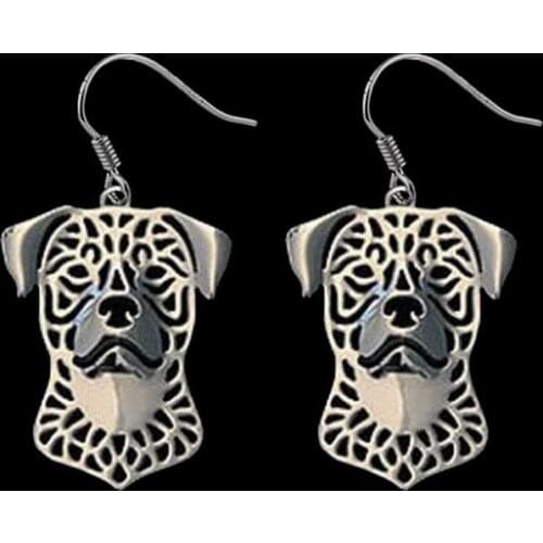 Womens Jewelry Dog Earrings Female Rottweiler Dog Earrings