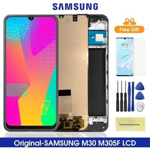 6.4'' M30 LCD For Samsung Galaxy M30 2019 LCD Display Touch Screen Digitizer Assembly Replacment For Samsung M305 M305F M305DS