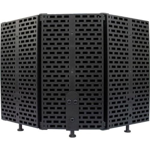Microphone Isolation Shield Mic Sound Absorbing Foam Reflector for Any Condenser Microphone Recording Equipment