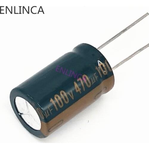 30pcs/lot T15 high frequency low impedance 100v 470UF aluminum electrolytic capacitor size 16*25 470UF 20