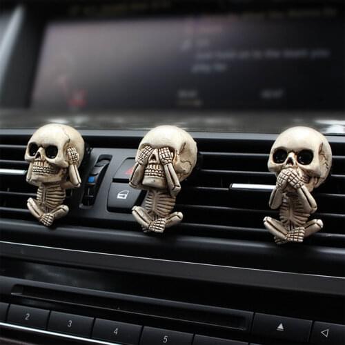 Car Diffuser Vent Clip Skeleton Aromatherapy Car Diffuser Clips For Men Women Gift Car Interior Accessories