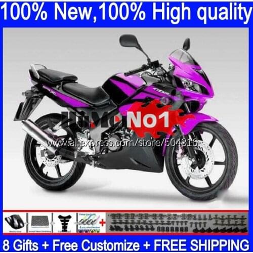 +Tank For HONDA CBR125R CBR-125R 02 03 2004 2005 2006 124MC.154 CBR125RR CBR 125CC 125R 2002 2003 04 05 06 Fairings pink black