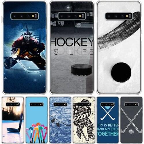Ice Hockey sport Phone Case for Samsung Galaxy S10 S20 Ultra Note 10 9 8 S9 S8 S7 J4 J6 J8 Plus Lite + Popular Cover Capa