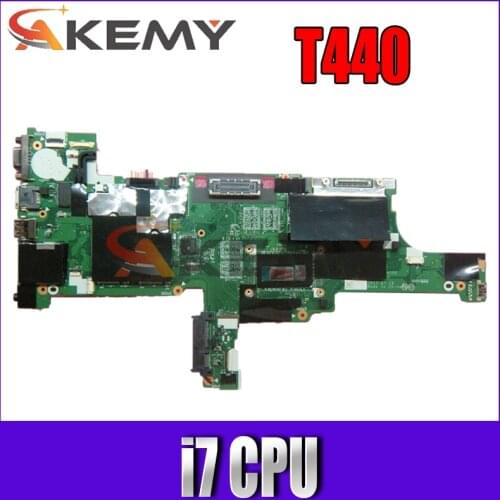 For Lenovo Thinkpad T440 Laptop Motherboard VIVL0 NM-A102 With Intel i7 CPU 100% Fully Tested FRU 04X4024 04X4025 04X4039 04X404