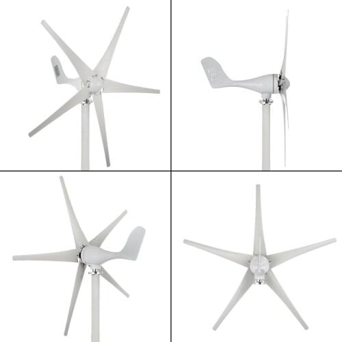 EU Freeshipping 12V 5 Blades Low Wind Speed Wind Turbine Generator Garden Street Lights Hundred Turbine with Charge Controller