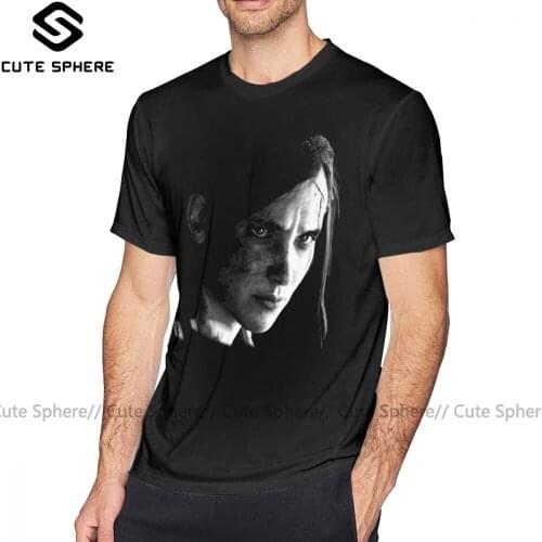 The Last Of Us T Shirt The Last Of Us 2 Ellie T-Shirt Funny Big Tee Shirt 100 Cotton Short-Sleeve Summer Male Printed Tshirt