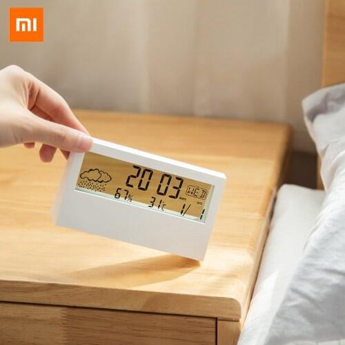 Xiaomi Multifunctional electronic alarm clock student mute simple and creative childrens bedroom bedside smart digital clock