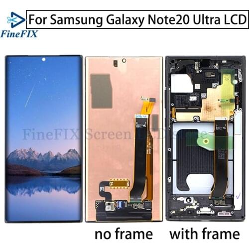 ORIGINAL AMOLED Note 20 Ultra LCD For Samsung Galaxy Note20 Ultra display SM-N985F, SM-N985F/DS 5G Touch Screen Digitizer