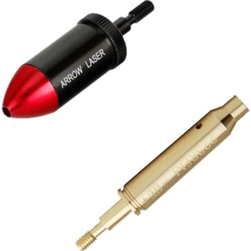 223REM Tactical Red Dot Laser Brass Sight Archery Arrow Red Laser Bore Sight Cartridge Wavelength 635-655nm Hunting Accessories
