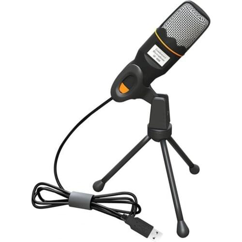 Sf666 Handheld Microphone Noise Reduction Portable Condenser Mic with Tripod for Computer