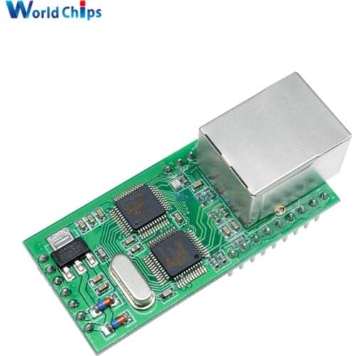 Top Ethernet to TTL RS232 Serial TTL to TCP / IP RJ45 Converter Transmission Module