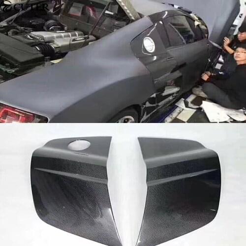 R8 forge Carbon fiber Fuel tank decoration for Audi R8 forged carbon car styling 2013