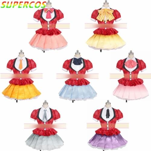 Zombie Land Saga Hoshikawa Ririi Lily Konno Junko Ai Nikaido Saki Yugiri Minamoto Sakura Yamada Tae Cosplay Costume