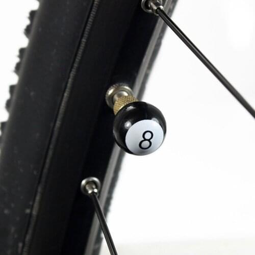 Bicycle Bike Billiards Pool 8 Ball Valve Schrader Stem Caps Tire Tyre Wheel Rims Tires Valves Tyre Stem Air Caps