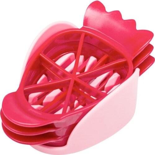 Strawberry Slicer DIY Platter Fruit Plate Cake Toy Fruit Dicing Tool Household DIY Manual Slicer