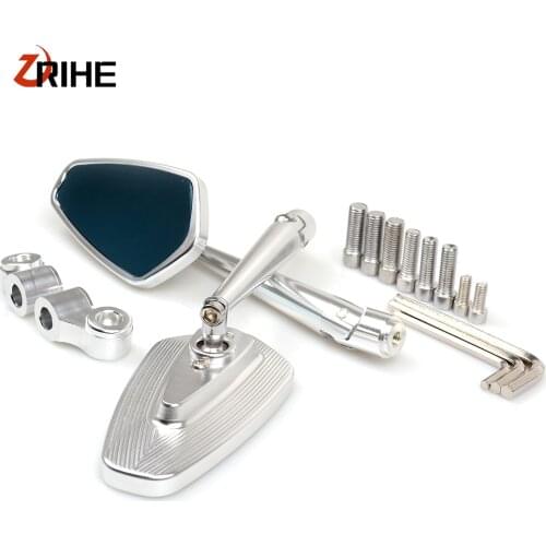 Universal 8mm 10mm Aluminum CNC Motorcycle Rearview Side Miror Moto Mirror For Mv Agusta F4 RR/ F4 RC brutale 675 brutale 800 rr