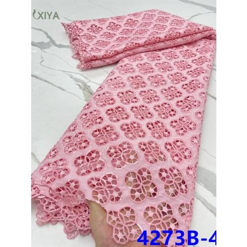 High Quality Nigerian Milk Silk Lace Fabric with Sequins African Mesh Lace Fabric Milk Fiber Tissue Lace for Woman Sew APW4273B