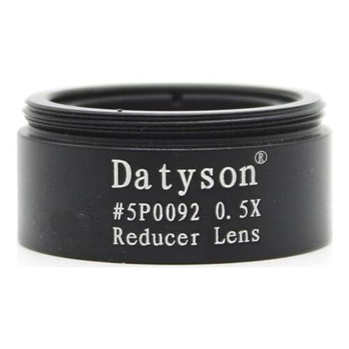 0.5X Focal Reducer Lens for Any M30x1 Pitch 1.25" Telescope Eyepiece Ocular Astronomy Diagonal Extender Tube or Camera Adapter