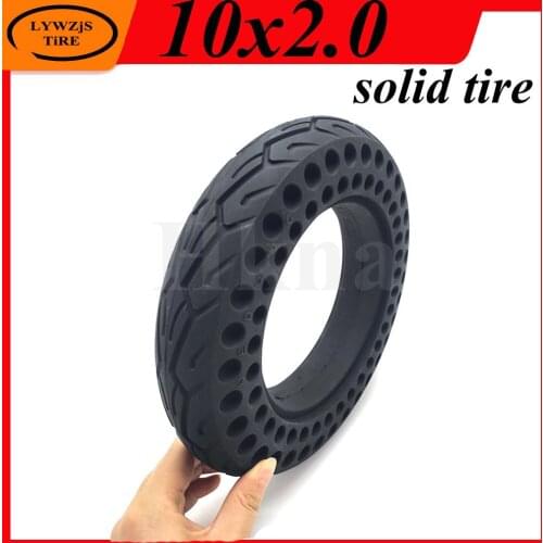 10x2.0 Solid Tire 10 Inch Wear-resisting Non-inflatable Honeycomb Solid Tyre for Electric Scooter