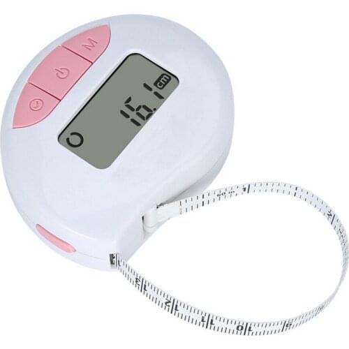 150cm Mini Digital Body Tape Measure Bluetooth LED Electronic Measure APP Body Perimeter and Linear Measure Mode Caliper Test