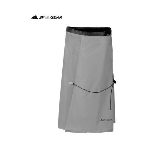3F UL GEAR Rain Skirt 15D Nylon Tyvek Silicon Coating Outdoor Camping Hiking Lightweight Waterproof