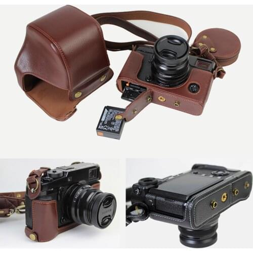 Genuine Leather Case Camera Bag For Fujifilm Fuji X-Pro2 Xpro II III XPRO2 X-Pro3 portable Cover With Battery Opening