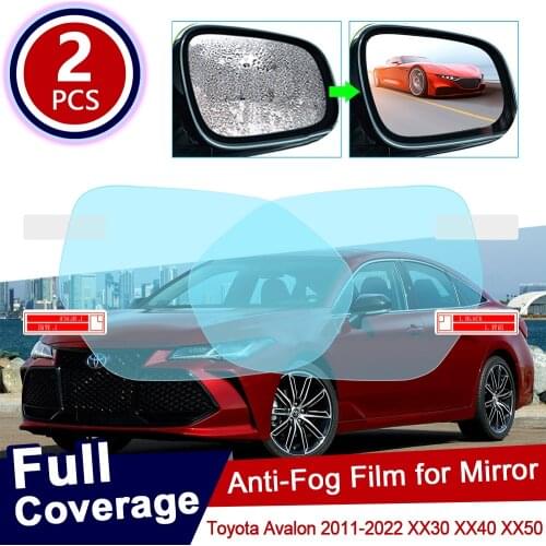 For Toyota Avalon 2011~2020 xx30 xx40 xx50 30 40 50 Anti Fog Film Cover Rearview Mirror Rainproof Anti-Fog Films Accessories