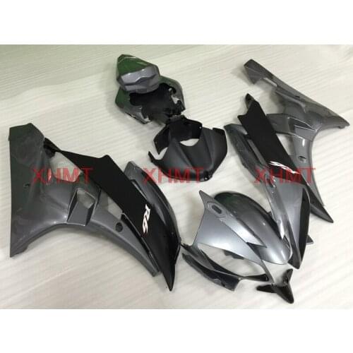 For YAMAHA YZFR6 2006 - 2007 Body Kits YZFR6 06 Plastic Fairings YZFR6 2007 Black Silver Fairing Kits