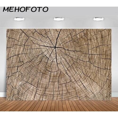 MEHOFOTO Rustic Wood Backdrop Wood Wall Annual Ring Photo Background for Photo Booth Photography Backdrops