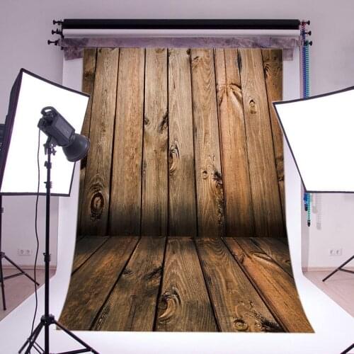 Photography Backdrops Shabby Vintage Stripes Wood Floor Kids Adutls Portraits Background