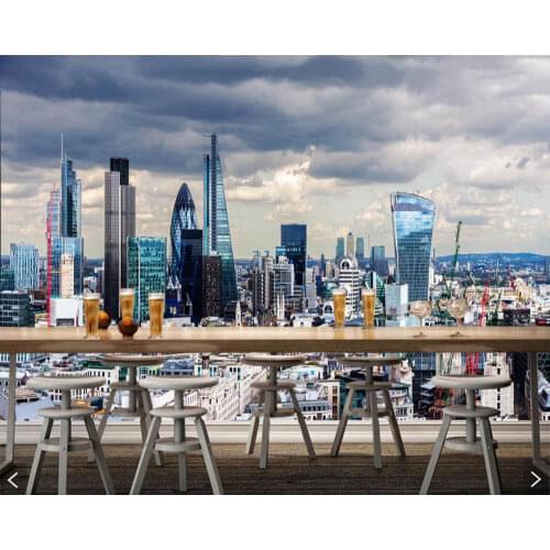 Papel de parede Skyscrapers London City photo Building wallpaper,living room sofa tv wall kitchen wall papers home decor murals