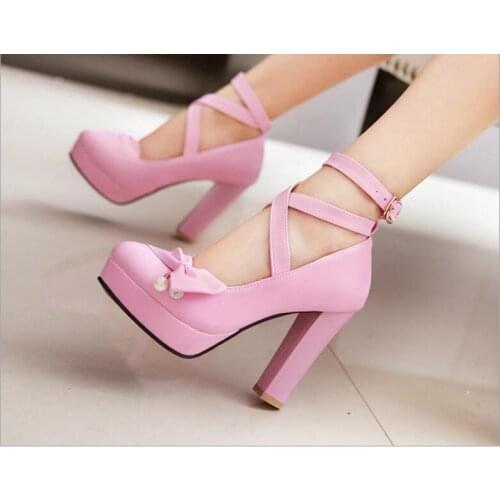 Classic fashion woman shoes pink white party wedding shoes big size 34-43 sexy Genuine Leather toe high heels pumps women shoes