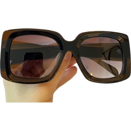 Classic Vintage Square Sunglasses Women Big Frame Brand Mirror Sunglasses Women Men Luxury Goggle Oculos UV400