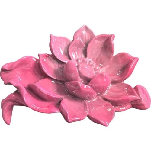 Creative Lotus Switch Wall Sticker Decoration Epoxy Resin Mold Flower Ornaments Silicone Mould DIY Crafts Casting Tools