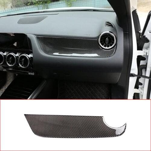 Car Interior Co-pilot Side Central Control Instrument Panel Cover Trim Accessories For Mercedes Benz B Class W247 2019-2020