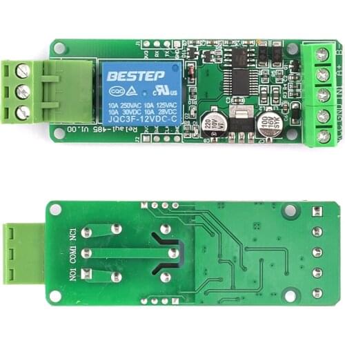 Modbus RTU 12V 1/2/4/8 Channel Relay Output Board Switch Input RS485 TTL Communication Network Expansion Board Relay Module
