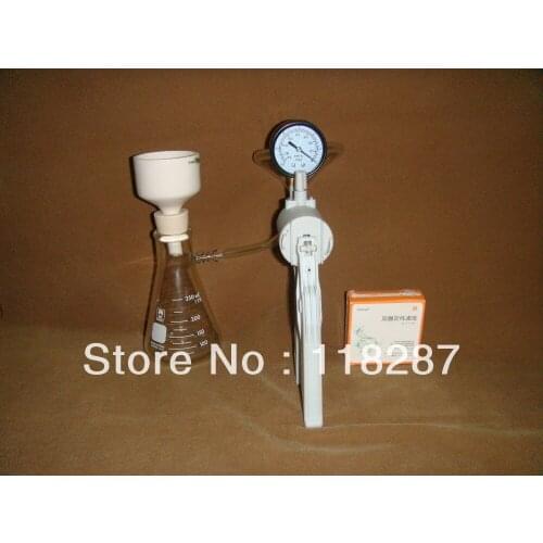 250 ml Filtration set(filtration flask+Buchener Funnel+Vacuum pump+filter paper)