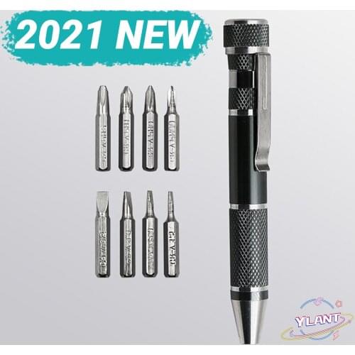 8 In 1 Mini Precision Pen Screwdriver Gadgets Screw Driver Hand Repair Tools Kit for Cell Phone Precision Screwdriver Set Pen