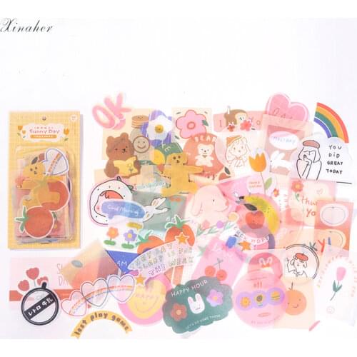 50pcs/bag Vintage Plant Whale Natural stamps adhesive paper sticker package DIY diary decoration sticker album scrapbooking