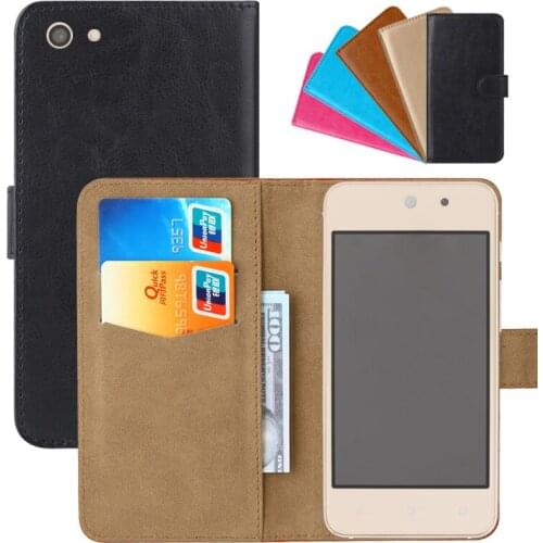 Luxury Wallet Case For DEXP B340 PU Leather Retro Flip Cover Magnetic Fashion Cases Strap