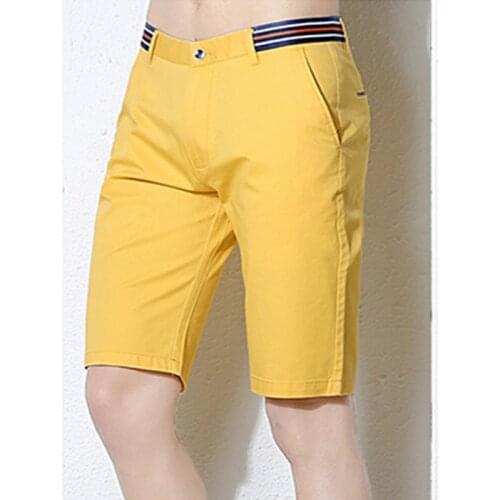 Elasticity cotton shorts men Korean style summer Casual Shorts man fashion Streetwear Five points pants