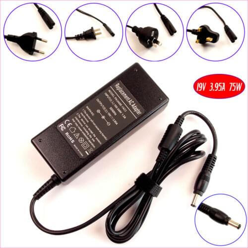 19V 3.95A 75W Laptop AC Adapter Charger for Toshiba Satellite 1110 1105 1115 1130 1135 1900 1905 1950 1955 2430 2435