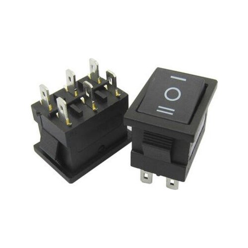 21*15 mm 6PIN ON/OFF Boat Rocker Third gear Switch 6A/250V for Motor Truck Tool Switch